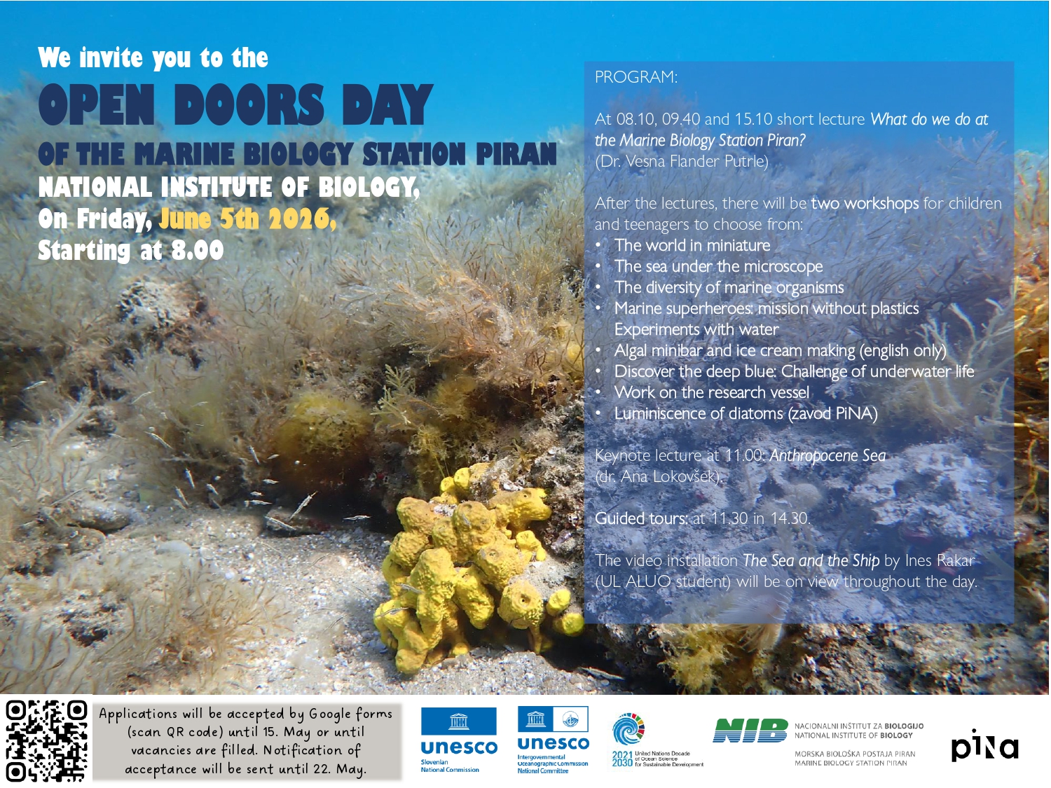 Invite to the MBP Open Doors Day