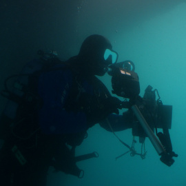 Underwater photodocumentation.
