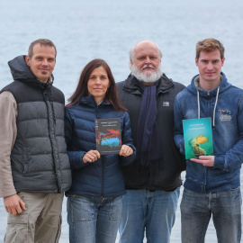 Two recent monographs written by marine biodiversity researchers (photo: Tomaž Primožič)